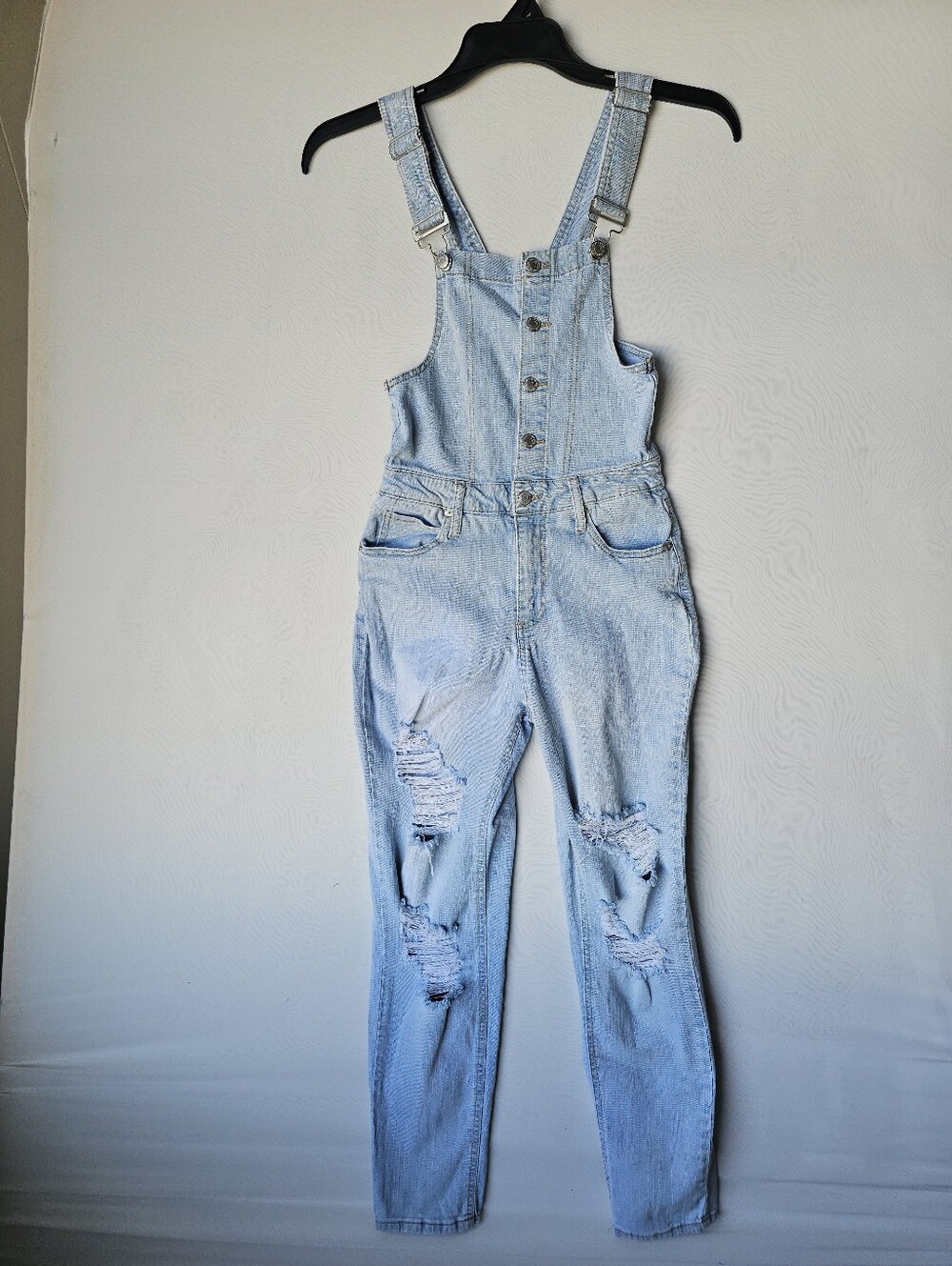 rue21 Light Blue Denim Overalls
